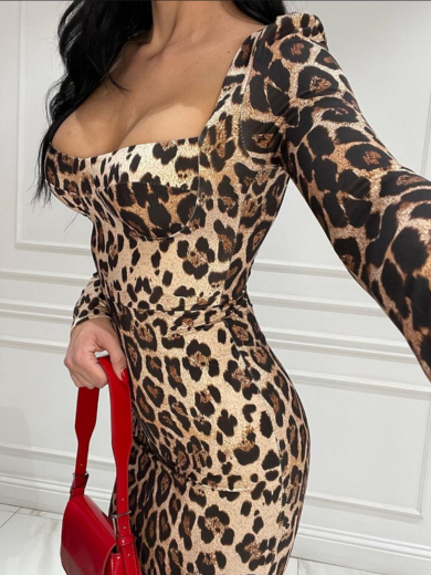 Φόρεμα animal print