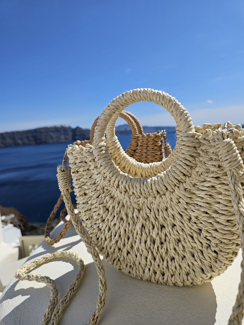 Τσαντάκι ψάθινο