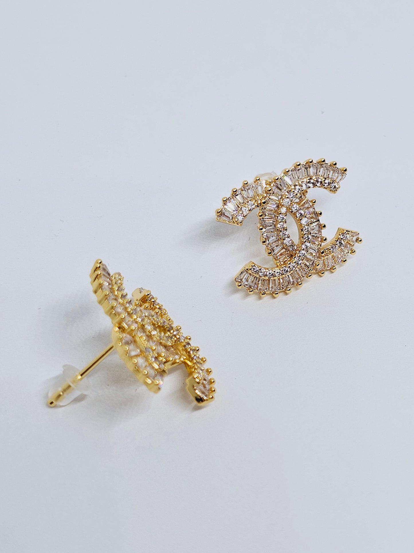 Earrings with strass