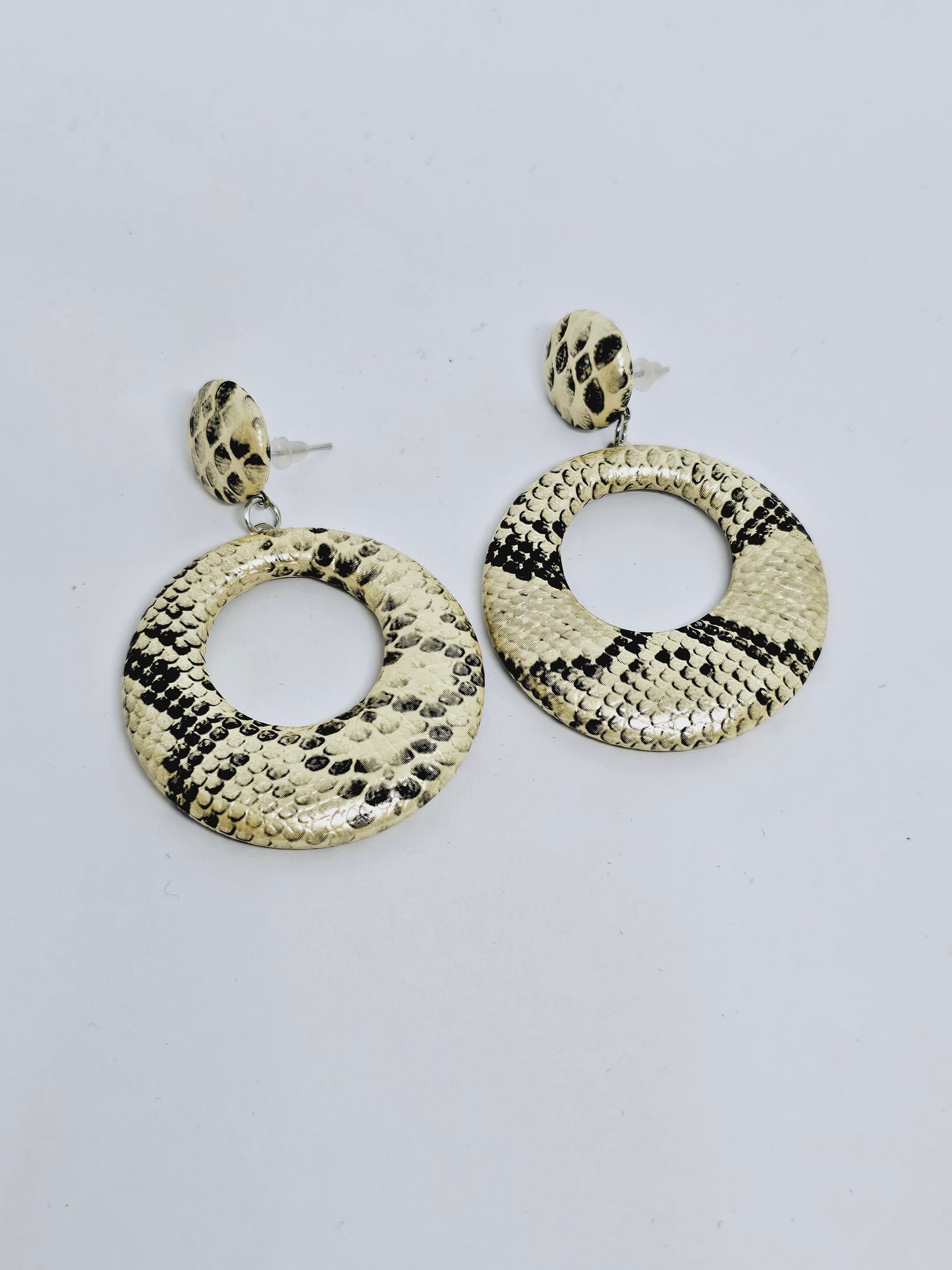 Animal print earrings