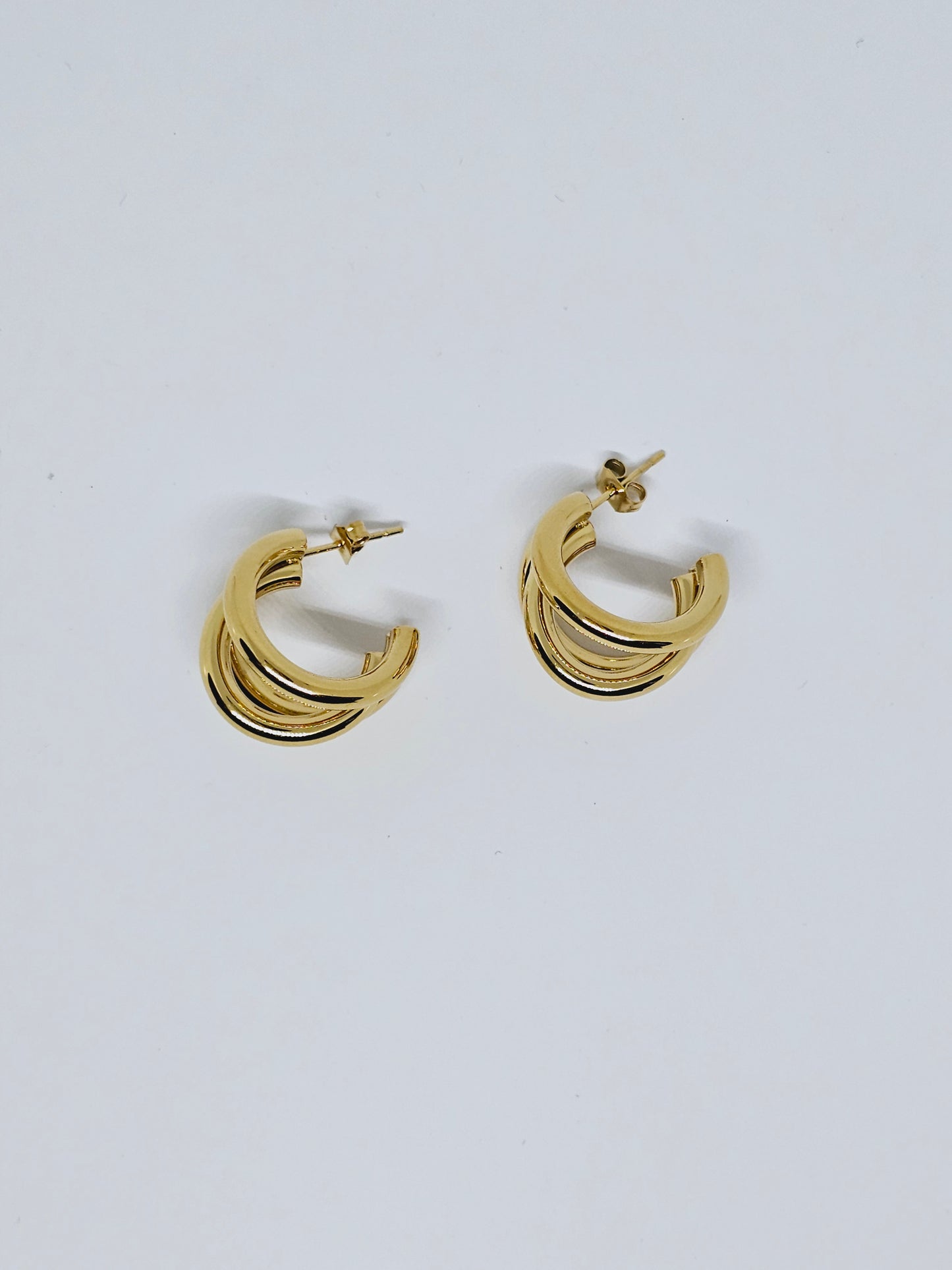 Earrings with a design