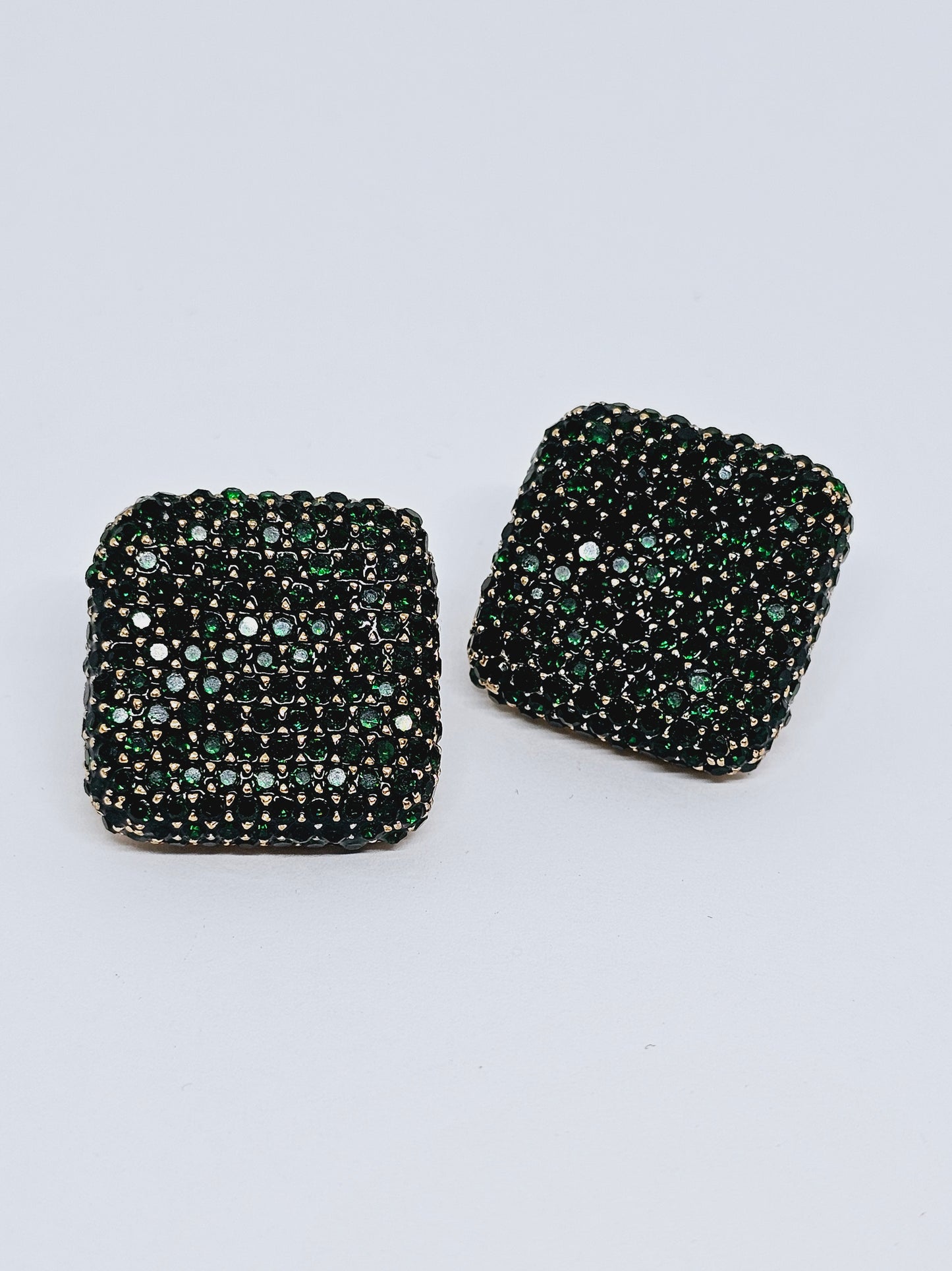 Earrings with strass