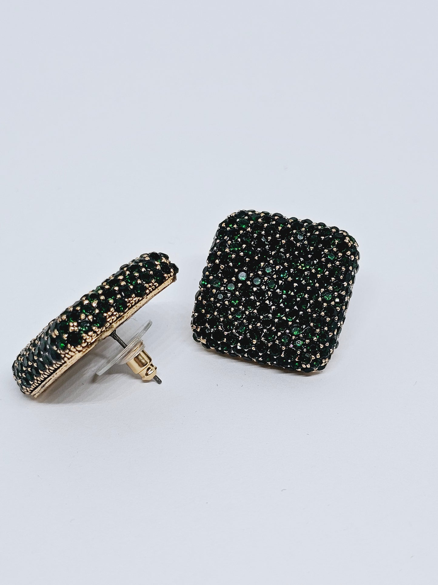 Earrings with strass