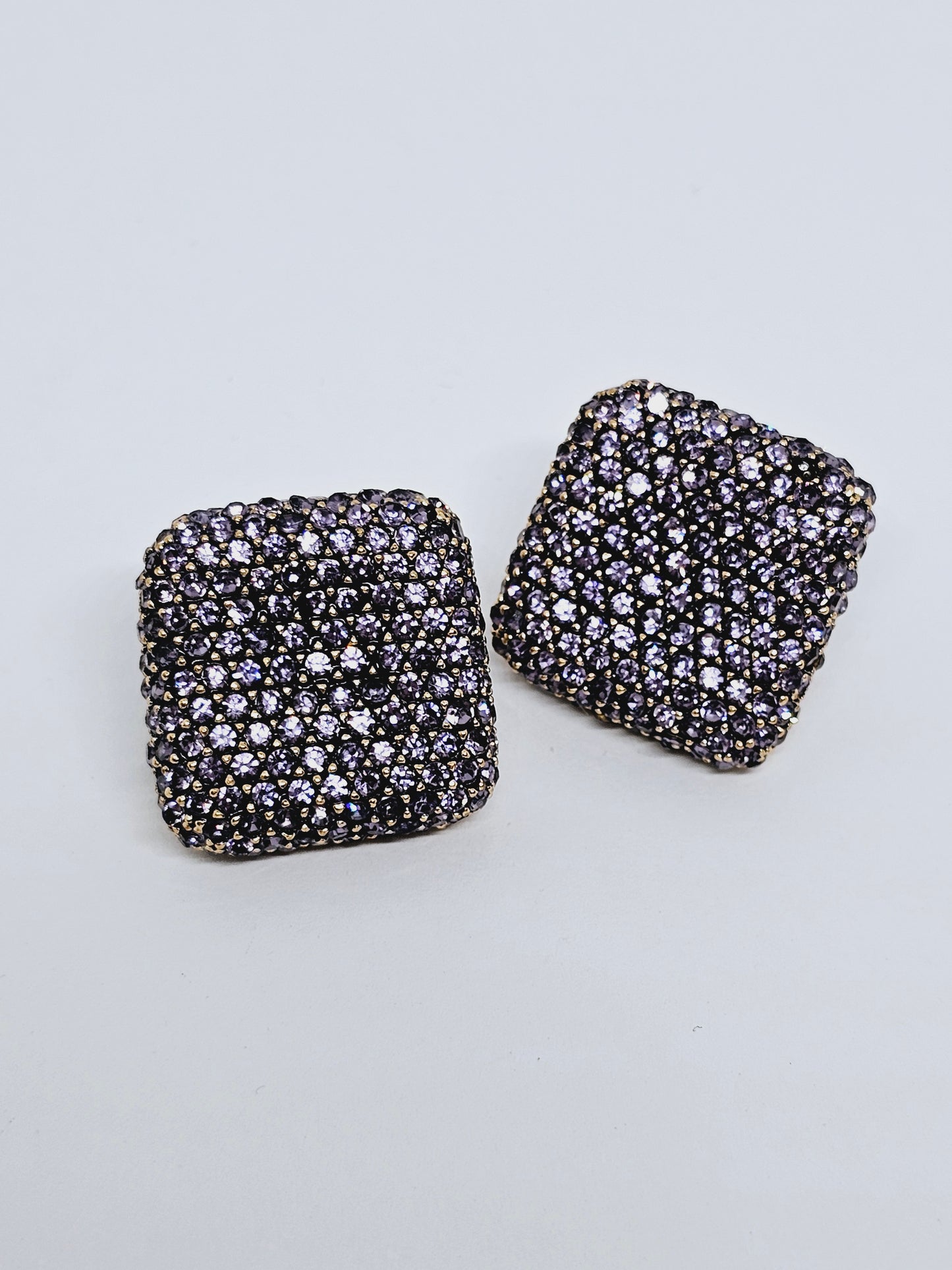 Earrings with strass