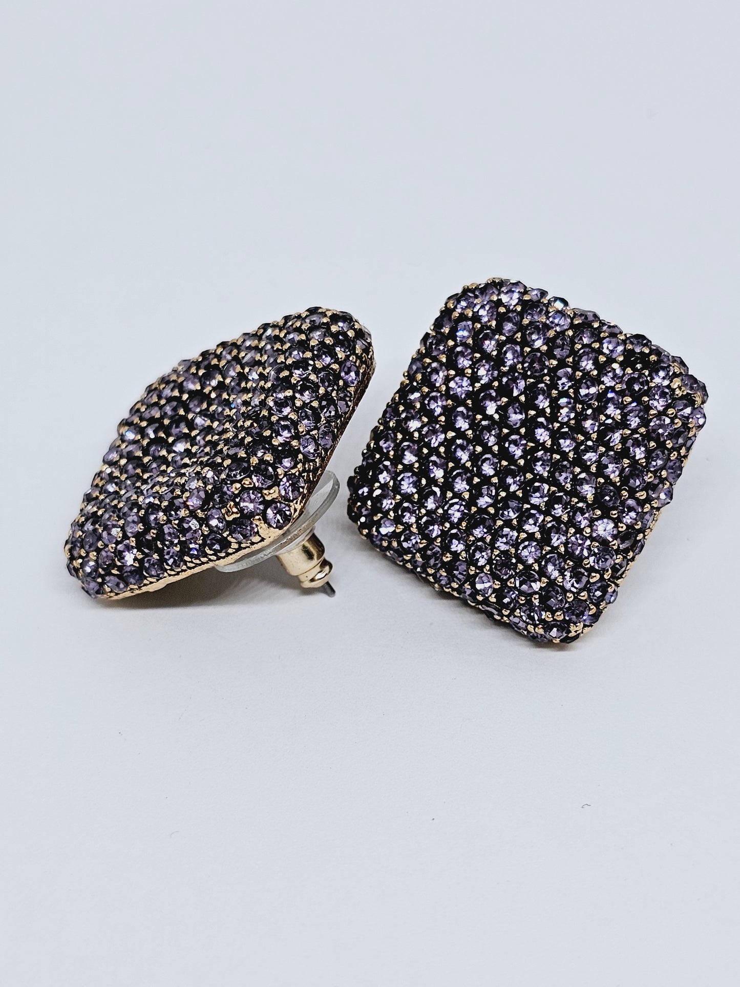 Earrings with strass