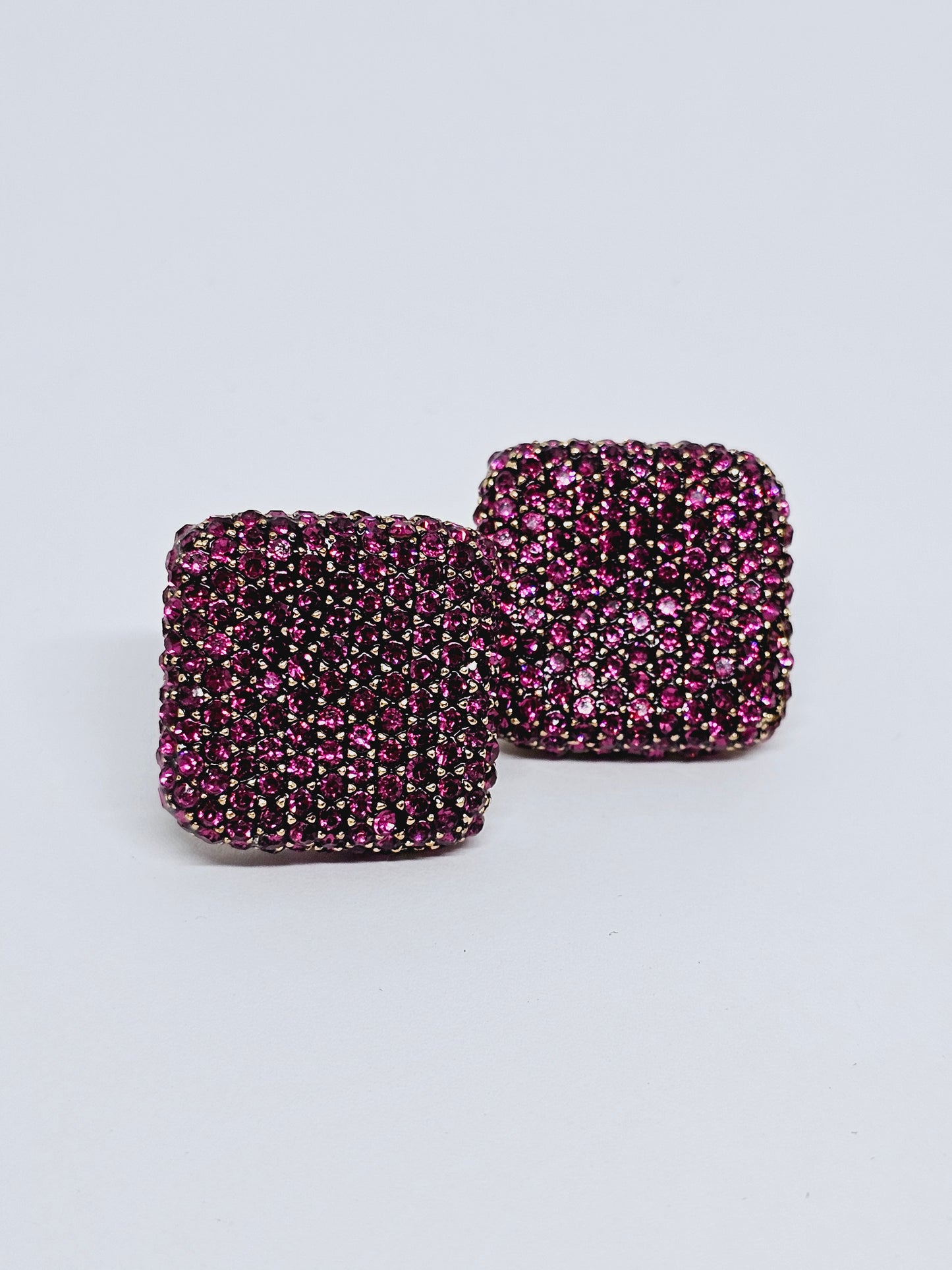 Earrings with strass