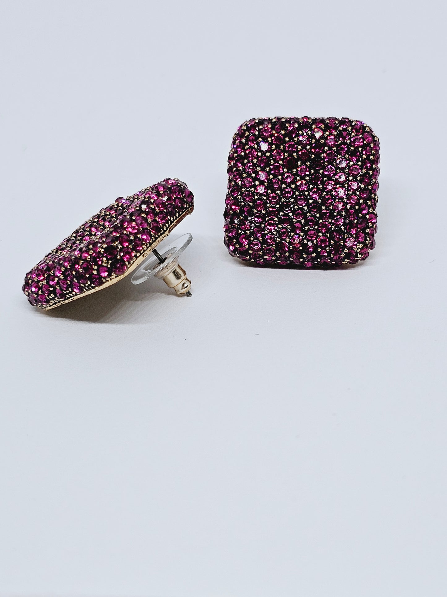 Earrings with strass