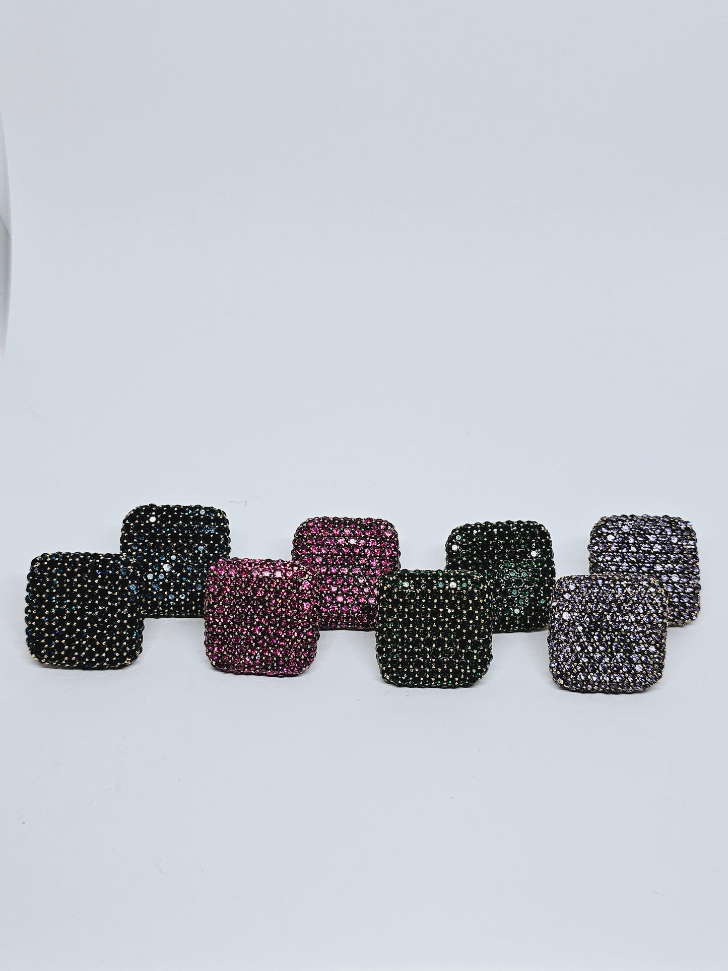 Earrings with strass