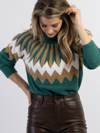 Patterned pullover