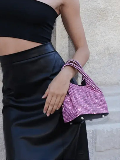 Bag with strass stones