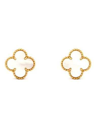 Earrings with a design