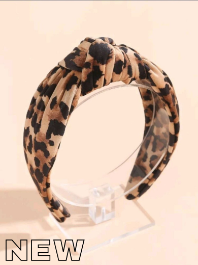 Στέκα μαλλιών animal print